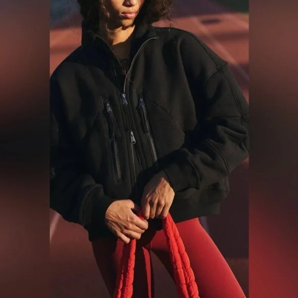 Free People Movement A Cut Above Zip-Up NWOT - Picture 1 of 8